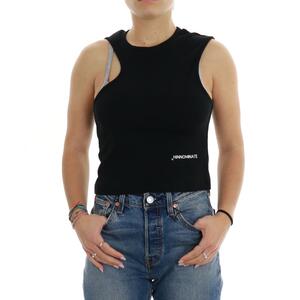 TOP ASIMMETRICO HINNOMINATE NERO